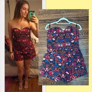 Floral Structured Romper - H&M Conscious